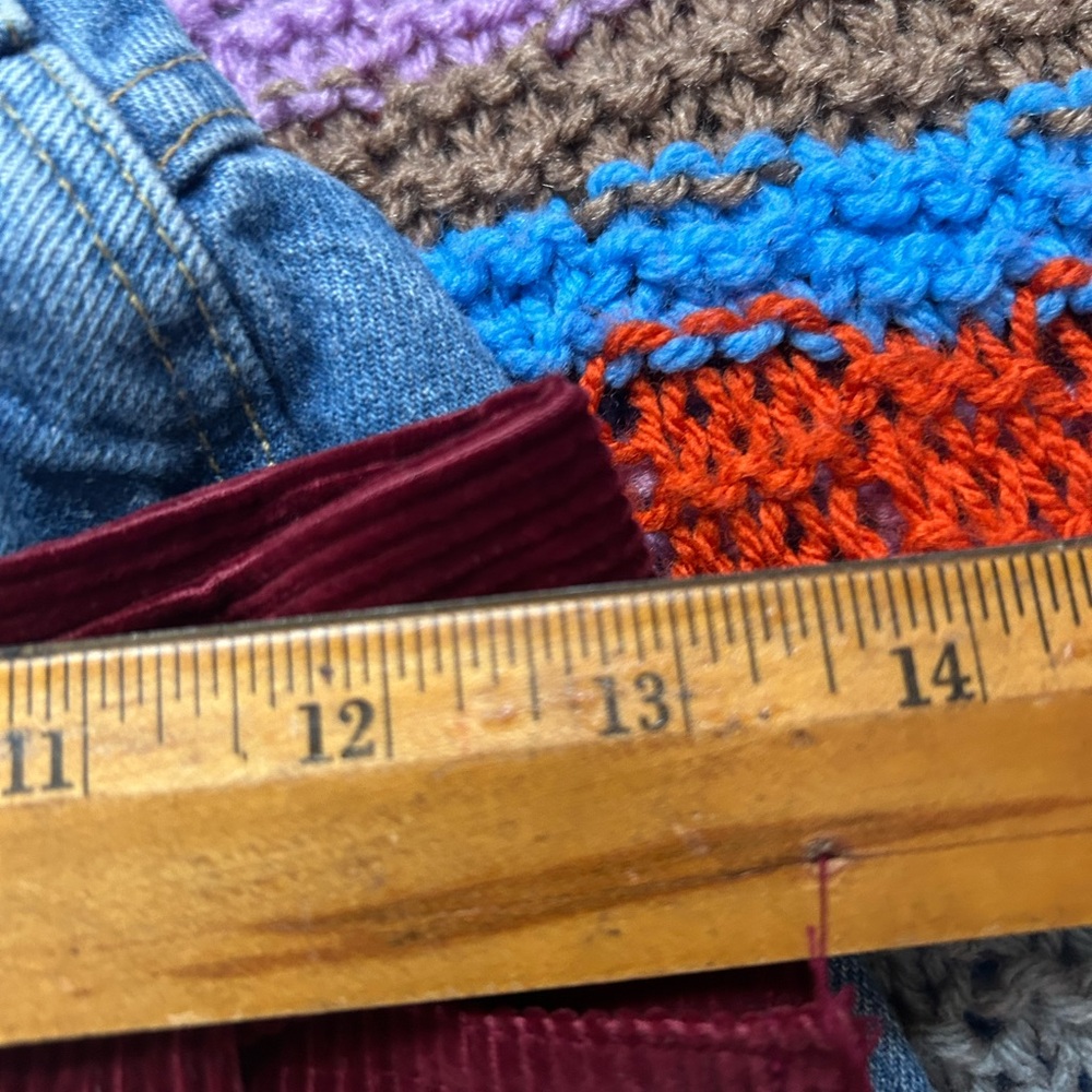 Women’s Vintage Burgundy Corduroy Pants - Picture 3 of 4
